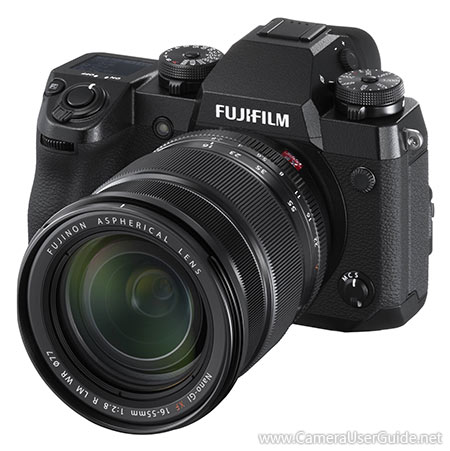 Fuji Fujifilm X-H1 Stampato manuale di istruzioni guida utente 308 pagine 